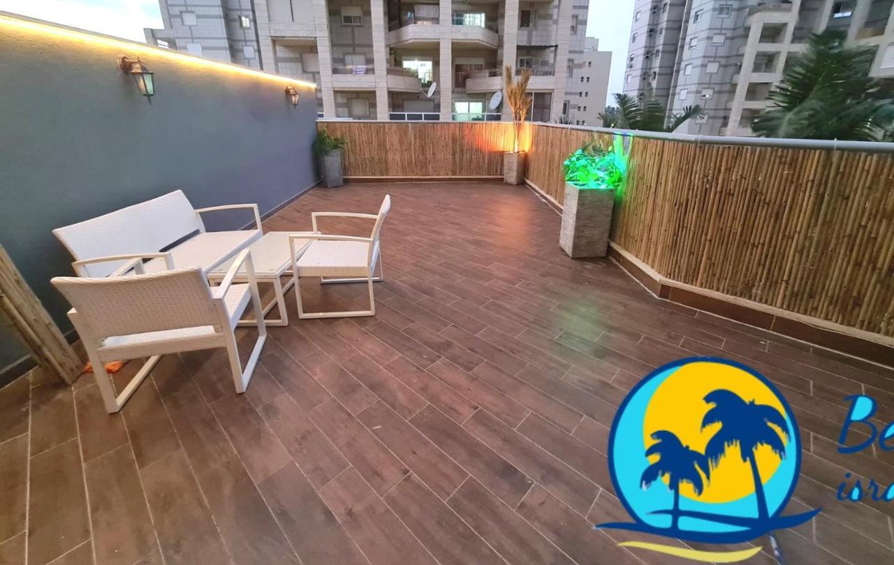 Beach Suite Israel- Private Jacuzzi Garden Suite & Gym, 3 Min Walk To Beach ביץ סוייט ישראל- ג'קוזי פרטי בגינה 3 דקות הליכה לים וחדר כושר Ashkelon Bagian luar foto