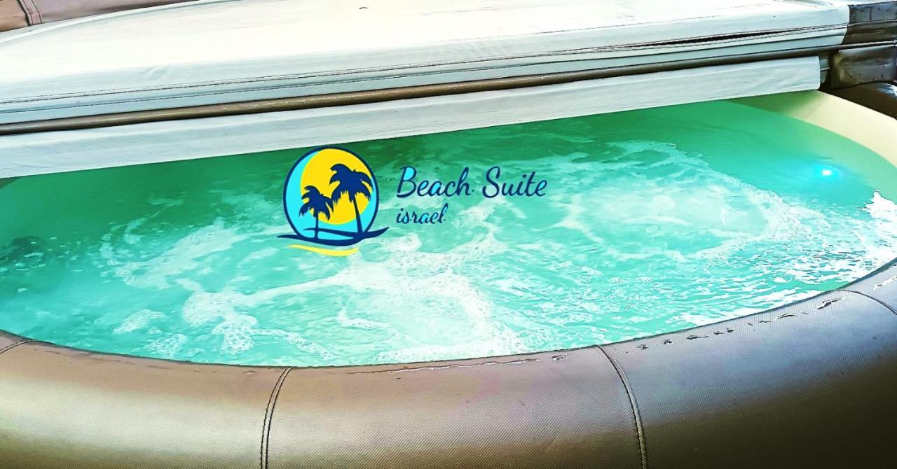 Beach Suite Israel- Private Jacuzzi Garden Suite & Gym, 3 Min Walk To Beach ביץ סוייט ישראל- ג'קוזי פרטי בגינה 3 דקות הליכה לים וחדר כושר Ashkelon Bagian luar foto